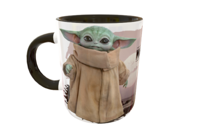 Alternative view of Mandalorian, Baby Yoda Star Wars Plantilla Editable para Taza