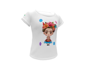 Frida Kahlo #03 Plantilla Editable para Playera - Imagen 11