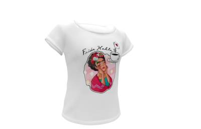 Frida Kahlo #04 Plantilla Editable para Playera - Imagen 5