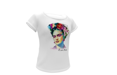 Frida Kahlo Plantilla Editable para Playera - Imagen 5