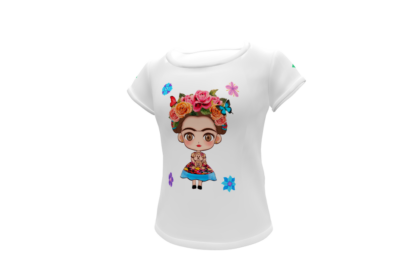 Frida Kahlo #03 Plantilla Editable para Playera - Imagen 12