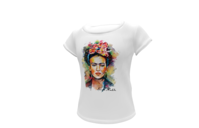 Frida Kahlo #02 Plantilla Editable para Playera - Imagen 6