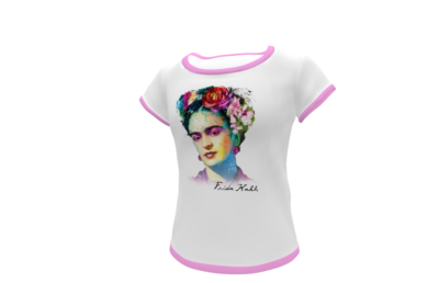 Frida Kahlo Plantilla Editable para Playera - Imagen 10