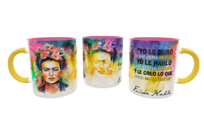 Frida Kahlo #02 Plantilla Editable para Taza - Imagen 5