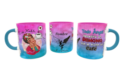 Frida Kahlo #04 Plantilla Editable para Taza