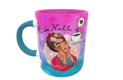 Frida Kahlo #04 Plantilla Editable para Taza