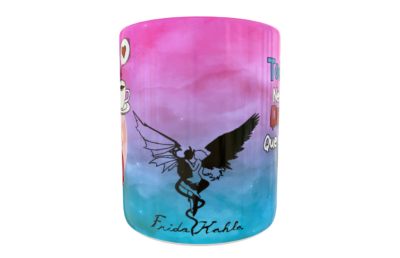 Frida Kahlo #04 Plantilla Editable para Taza