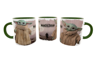 Mandalorian, Baby Yoda Star Wars Plantilla Editable para Taza - Imagen 4