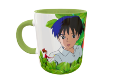 Arrietty y el Mundo de los Diminutos Studio Ghibli Plantilla Editable para Taza
