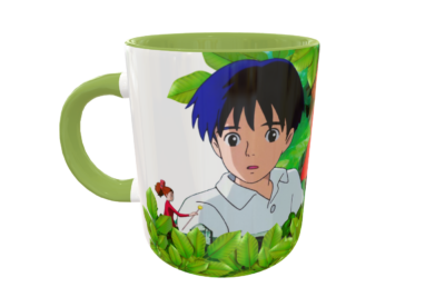 Arrietty y el Mundo de los Diminutos Studio Ghibli Plantilla Editable para Taza