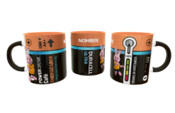 Bateria Duracell Ultra, Café Bateria Plantilla Editable para Taza