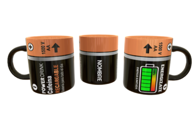 Bateria Duracell, Cafeína Recargable Plantilla Editable para Taza - Imagen 6