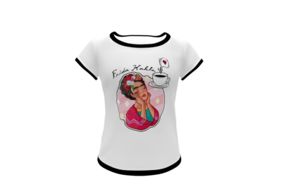 Frida Kahlo #04 Plantilla Editable para Playera - Imagen 7