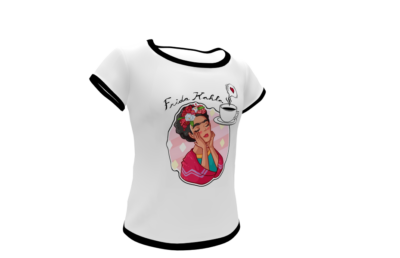 Frida Kahlo #04 Plantilla Editable para Playera - Imagen 9