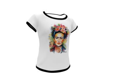 Frida Kahlo #02 Plantilla Editable para Playera - Imagen 9
