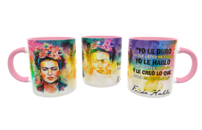 Frida Kahlo #02 Plantilla Editable para Taza - Imagen 7