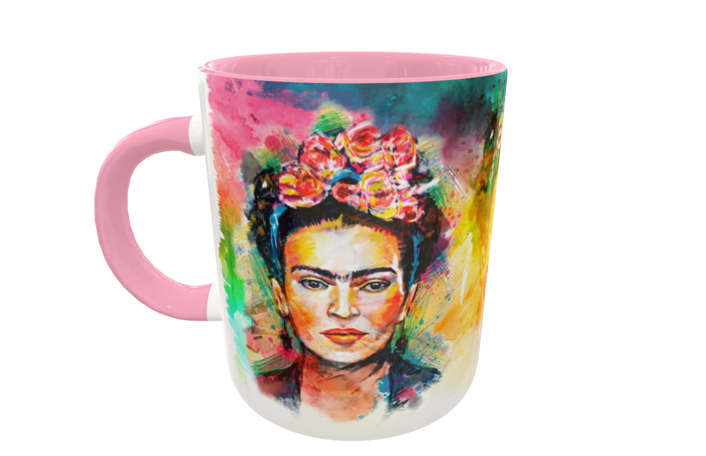 Frida Kahlo #02 Plantilla Editable para Taza - Imagen 2