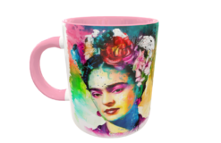 Frida Kahlo Plantilla Editable para Taza