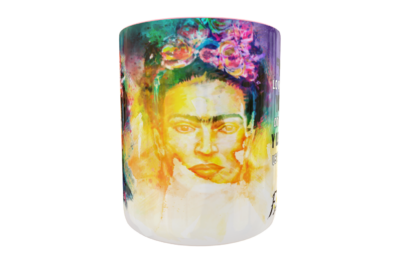 Frida Kahlo #02 Plantilla Editable para Taza - Imagen 3
