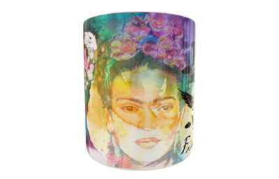 Frida Kahlo Plantilla Editable para Taza
