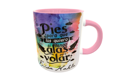 Frida Kahlo Plantilla Editable para Taza