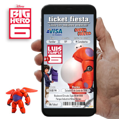 6 Grandes Héroes Invitación Digital Editable En Línea Gratis