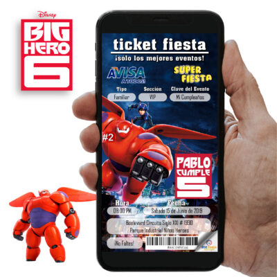 6 Grandes Héroes #02 Invitación Digital Editable En Línea Gratis
