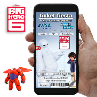 6 Grandes Héroes #03 Invitación Digital Editable En Línea Gratis