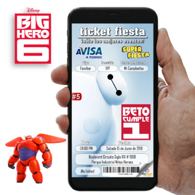 6 Grandes Héroes #05 Invitación Digital Editable En Línea Gratis