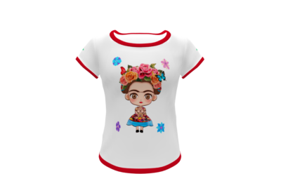 Frida Kahlo #03 Plantilla Editable para Playera - Imagen 3
