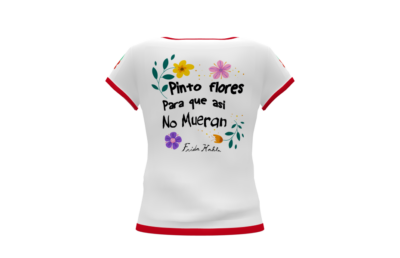 Frida Kahlo #03 Plantilla Editable para Playera - Imagen 4