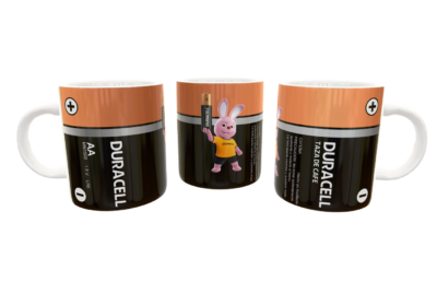 Bateria Duracell Plantilla Editable para Taza