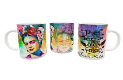 Frida Kahlo Plantilla Editable para Taza