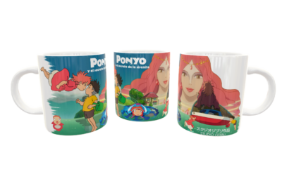 Ponyo y El Secreto de la Sirenita Studio Ghibli Plantilla Editable para Taza