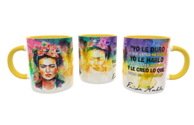 Frida Kahlo #02 Plantilla Editable para Taza - Imagen 9