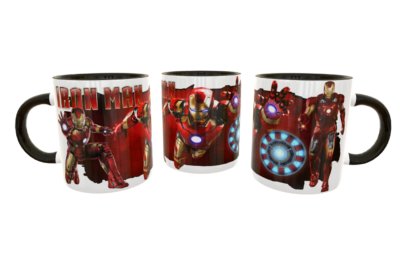 Alternative view of Iron Man #03 Plantilla Editable para Taza