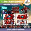 Iron Man Paquete de 4 Plantillas Editables para Tazas