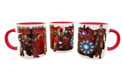 Iron Man #03 Plantilla Editable para Taza - Imagen 4