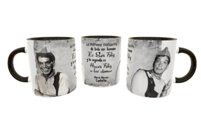 Alternative view of Cantinflas Plantilla Editable para Taza