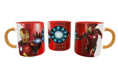 Alternative view of Iron Man Plantilla Editable para Taza