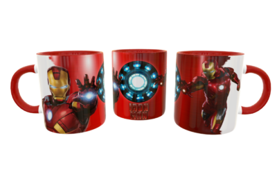 Iron Man Plantilla Editable para Taza - Imagen 4