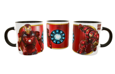 Alternative view of Iron Man #02 Plantilla Editable para Taza