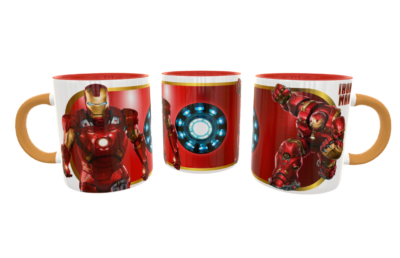 Iron Man #02 Plantilla Editable para Taza - Imagen 3