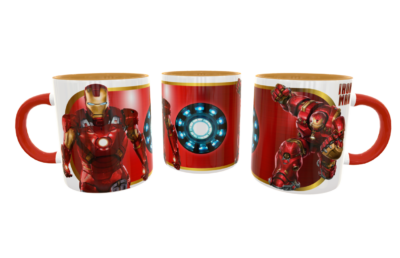 Iron Man #02 Plantilla Editable para Taza - Imagen 4