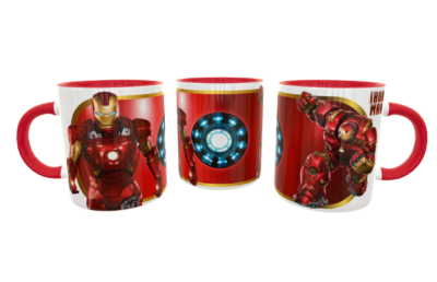 Iron Man #02 Plantilla Editable para Taza - Imagen 5