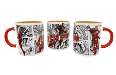 Iron Man Comic Plantilla Editable para Taza - Imagen 3