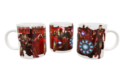 Iron Man #03 Plantilla Editable para Taza - Imagen 5