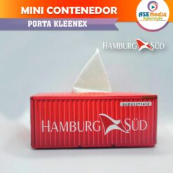 Contenedor HSD Hamburg Sud Porta Kleenex Plantilla Editable
