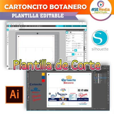 Cartoncito Botanero Cerveza Corona Plantilla Editable - Imagen 5