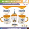 Cerveza Modelo Especial Plantilla Editable para Taza